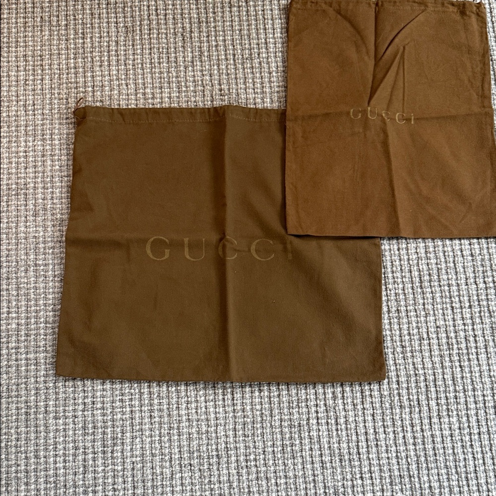 Gucci Brown Dust Bags